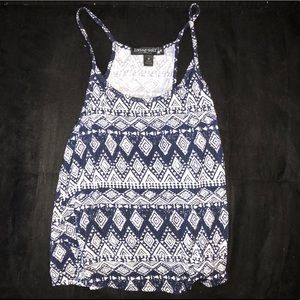 Blue tribal tank!